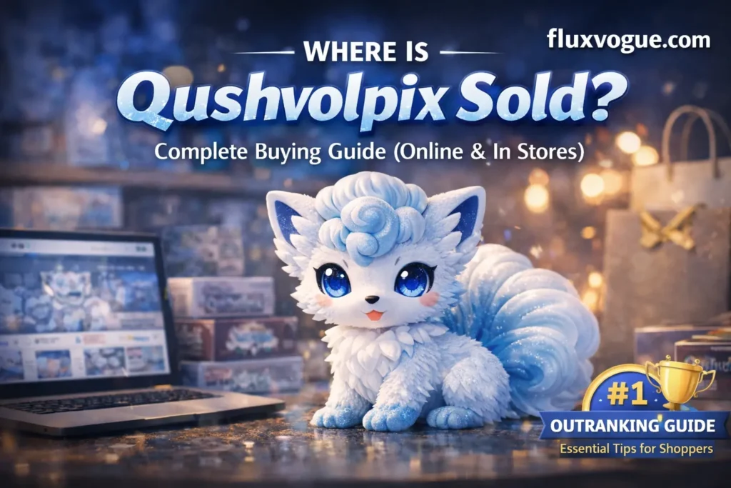 “Where Is Qushvolpix Sold – Complete Online and In-Store Buying Guide 2026 featuring rare collectible Qushvolpix on FluxVogue.com”