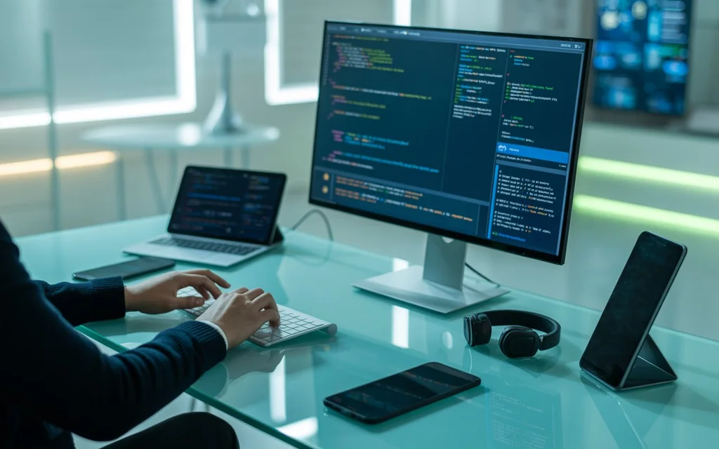 Write for us SaaS developer working on software project setup
